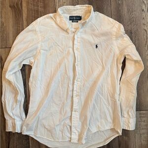 Ralph Lauren Men's white Button Down Shirt